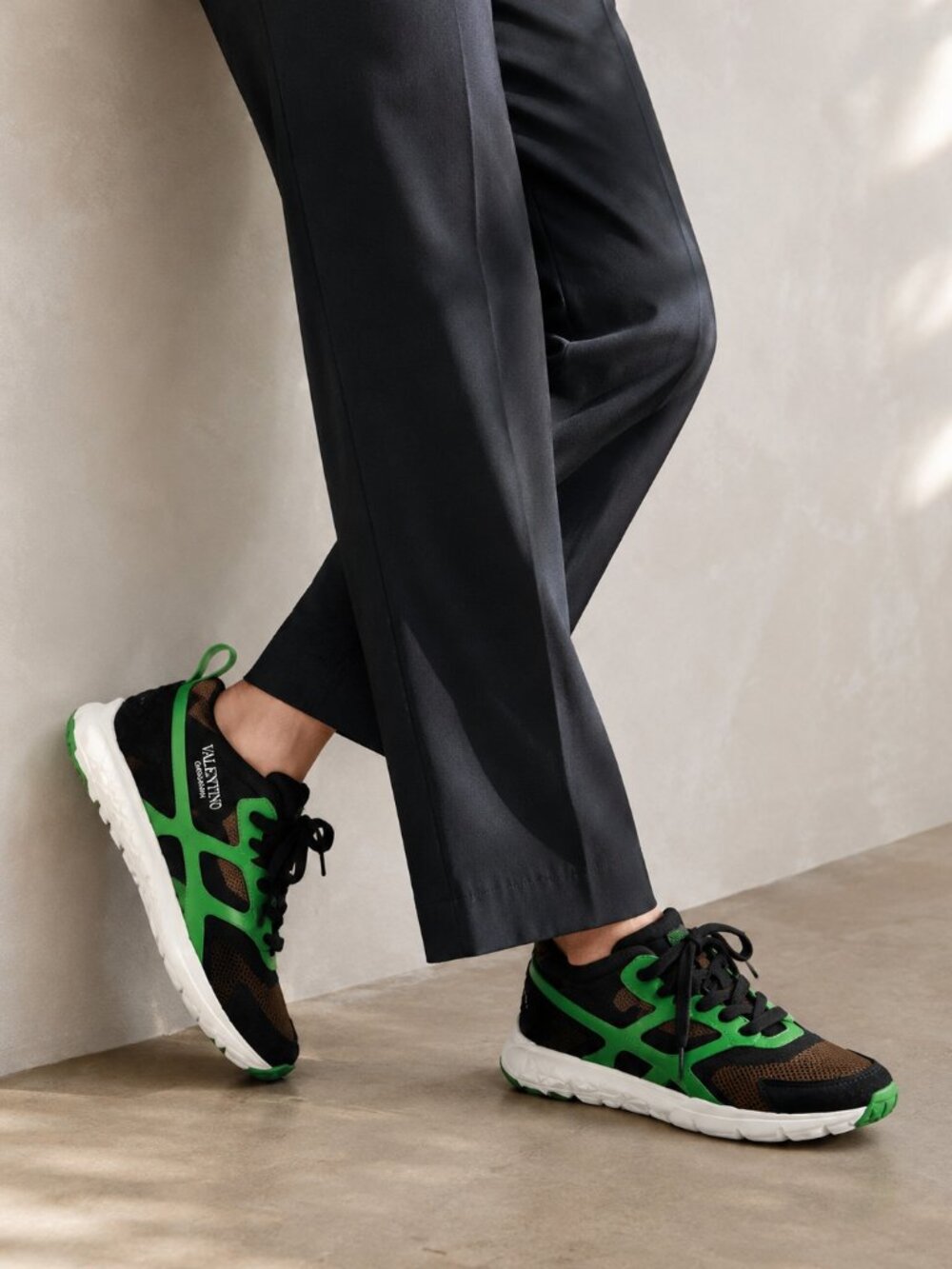 Valentino Sporty and Cool Mesh Sneaker
